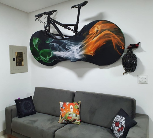 Imagem 9 de 9 de Suporte De Parede Para Capacete E Acessórios Decora Bike