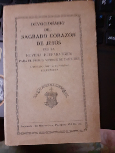 Devocionario Del Sagrado Corazón De Jesús Con La Novena Prep