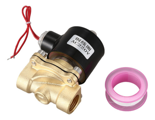 Electroválvula Eléctrica De Latón Dn15 1/2 Pulgada Ac220v Co