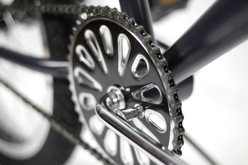 Imagen 6 de 10 de Bicicleta Bmx Asfalto Skatepark ¡con Frenos Y Rotor! Gris
