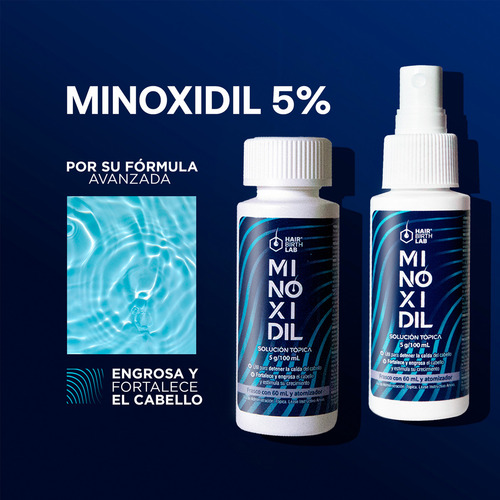 Minoxidil 5% Hair Birth Lab + Pilovait 60tab Finasterida 1mg