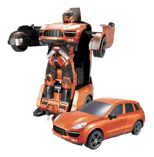 Carro Controle Remoto Evolution Robot Car Vermelho 1/18 Cks