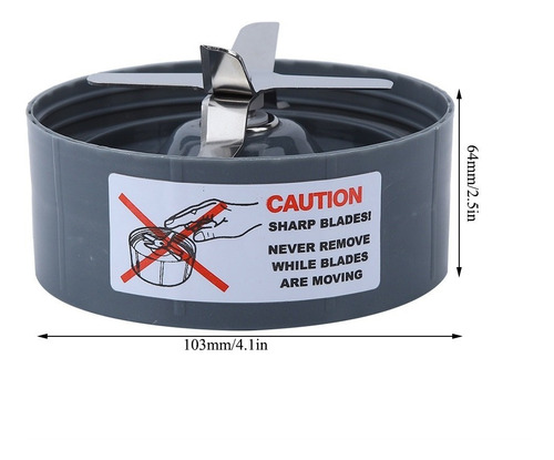 Imagen 3 de 7 de Kit Cuchilla Extractor Acero Inoxidable Zumo 600w 900w