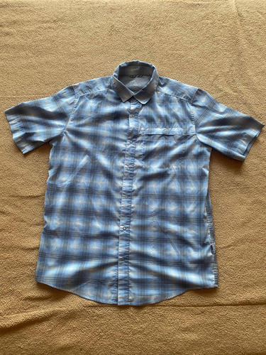 Swisstech Camisa Hombre Talla M (38-40) Cuadros Azul