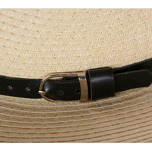 A Sombrero De Sol De Paja Cubana Proteccin Uv Viaje Floppy