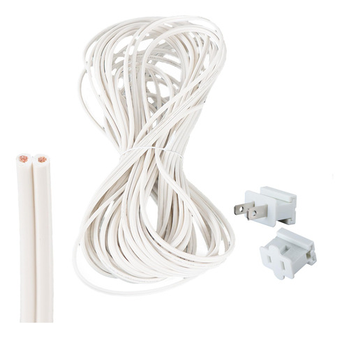 Leymays Cable Electrico 18wag Spt-1 Conexion De Extension De