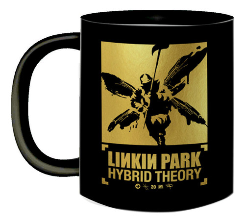 Caneca Rock Linkin Park Art Album Cover Hybrid Theory 2000