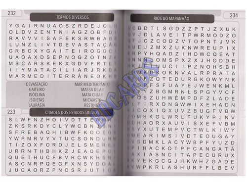 Livro De Passatempos 365 Caça Palavras Com Letras Grandes