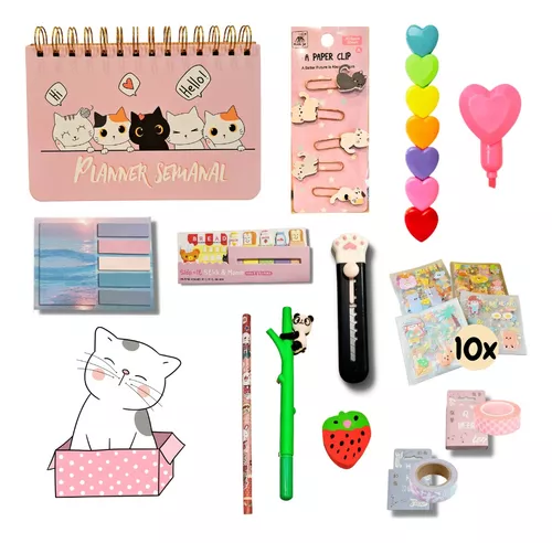 Material Escolar Kawaii