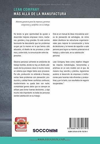 Leanpany Mas Alla De La Manufactura -..., De Socconini, L. Editorial Custom Universal Isbn En Español