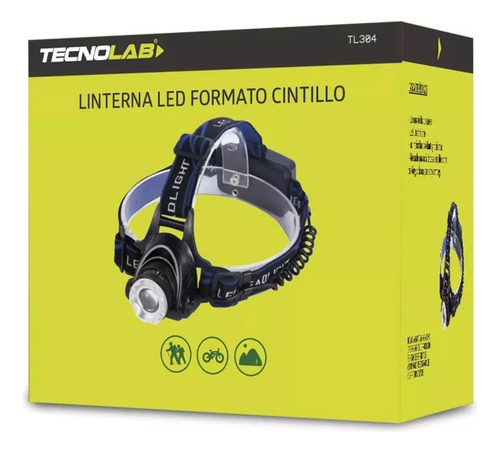 Linterna Cintillo Led Tecnolab Recargable Tl304/ Tecnocenter