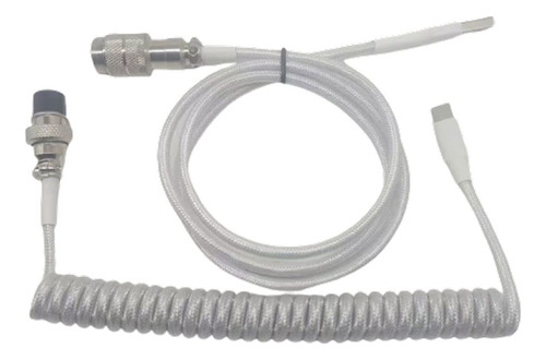 Cable Teclado Mecanico Espiral Tipo C Conector Usb