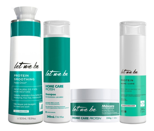 Alisado Protein Smoothing Let Me Be + Home Care Hidratación