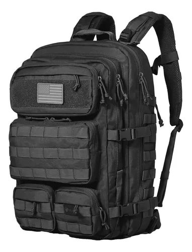 Mochila militar negra new arrivals