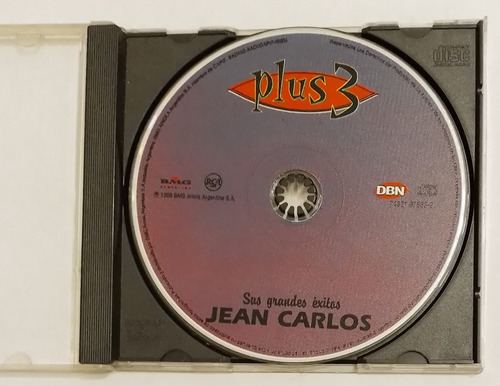 Jean Carlos Cd Sus Grandes Exitos Plus3 Sin Carátulas Cumbia