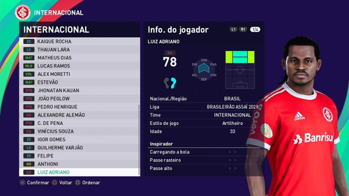 Option File Pes 21 - 100 % Atualizado Para Ps4 , Ps5 E Pc