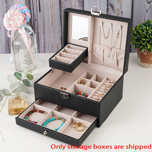 Joyero Pu Drawer Joyero De Gran Capacidad