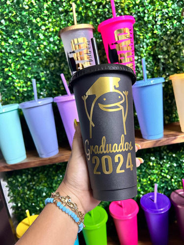 25 Vasos Personalizados Graduación Recuerdos Graduado 2diseñ
