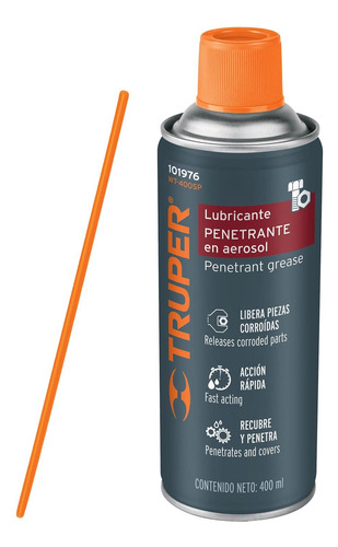 Lubricante Penetrante En Aerosol 400 Ml Truper 101976