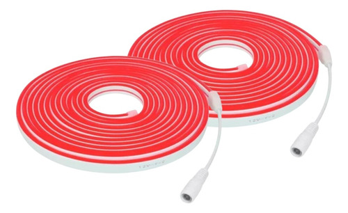 Neon Flex Manguera Tira 5m 12v Cinta Flexible Rojo