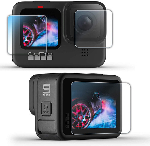 Vidrio Templado Protector Pantalla Lente Gopro Hero 9