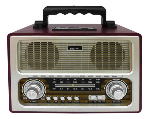 Rádio Portátil Song Star Ss-888ubt Fm/am/sw-usb