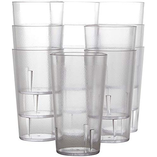 Restaurant Grade, Bpa Free Clear Plastic Drinking Cup 1...