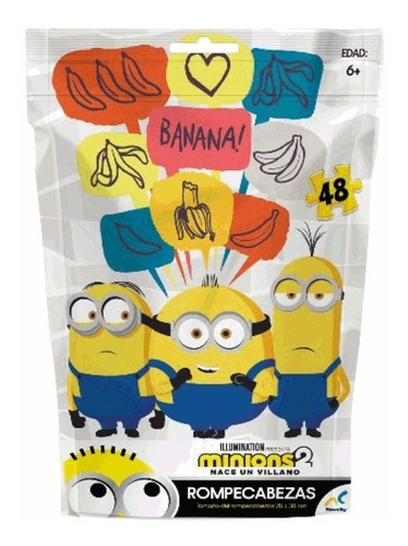 Rompecabezas Foil Minions 2 De 48 Piezas