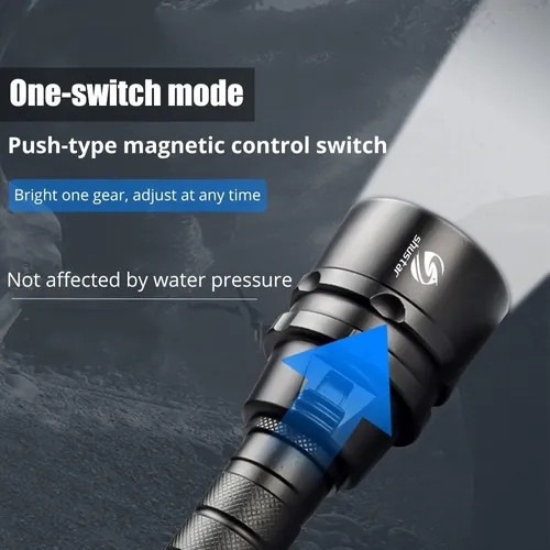 Para. Ip68 Potente Linterna De Buceo 5 X Linterna Súper