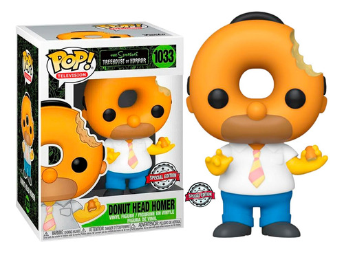 Funko Pop Homero Dona #1033 Donut Head Homer - The Simpsons