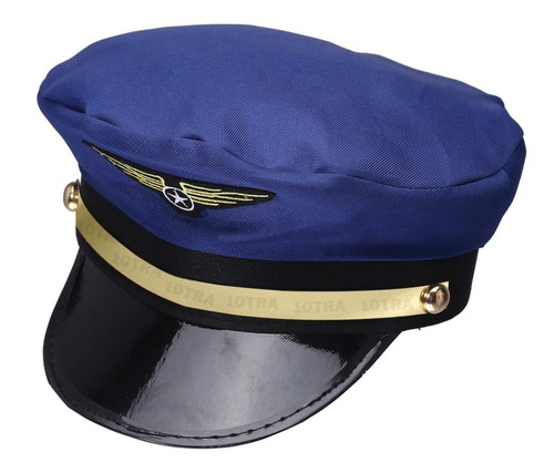 Gorro Piloto Viseracotillón Disfraz Halloween Cumpleaños Fdd