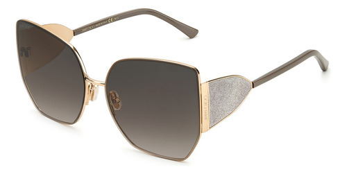 Lentes De Sol Jimmy Choo Para Mujer 20422776361ha River/s Do Color Mauve Color de la lente Café Color de la varilla Mauve Color del armazón Mauve Diseño Ocean