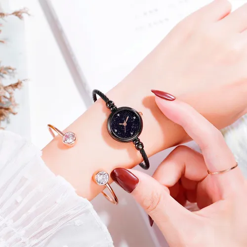 Reloj L Fashion Star De Acero Inoxidable Para Mujer Qua 0916