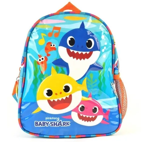 Mochila Baby Shark Blue Garden de 11 polegadas Wabro 91370