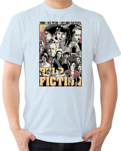 Polera Estampada Pulp Fiction, Tiempos Violentos, Tarantino