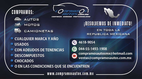 Imagen 6 de 8 de Compro Auto Chocados Cualquier Marca Año Todo Mexico