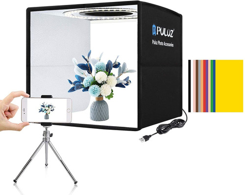 Mini Photo Studio Light Box Kit De Carpa Para Sesión D...