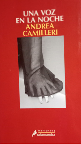 Libro Usado Una Voz En La Noche  Andrea Camilleri Como Nuevo