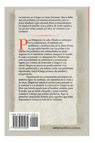 HOMBRES VIOLENTOS Y SUS VÍCTIMAS EN EL HOGAR, de Paul Hegstrom. Editorial CNP, tapa blanda en español