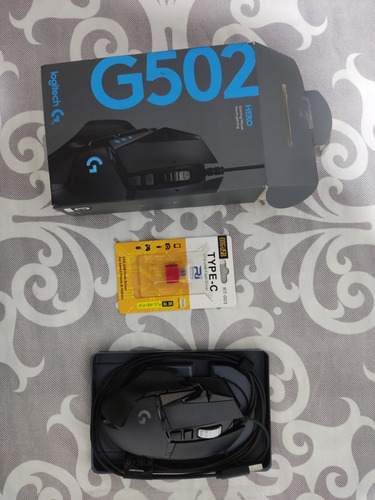 Logitech G502 Hero + Adaptador Otg