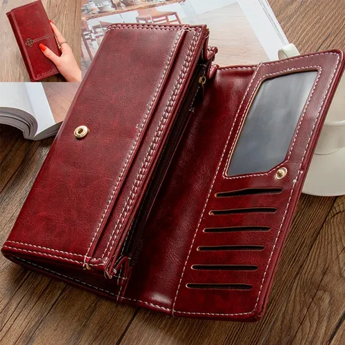 Billetera Vintage Para Mujer Emblema Cruz Kaximu Env o gratis