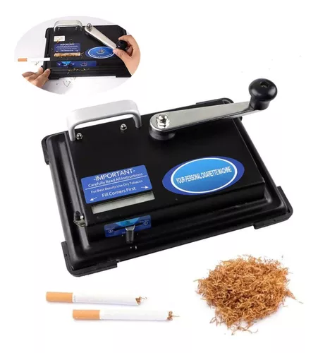  GAGALU Máquina de laminación de cigarrillos completamente  automática de una pieza, fabricante de cigarros de 6.5/0.315 in, ajuste de  5 velocidades, 2 segundos para hacer : Salud y Hogar