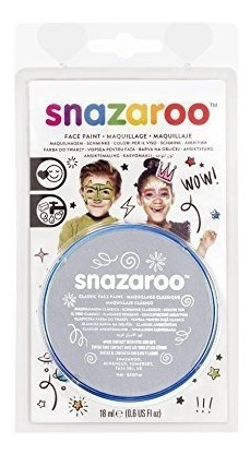 Snazaroo Pintura De Cara 18ml Almeja Paquete De Color - Gris