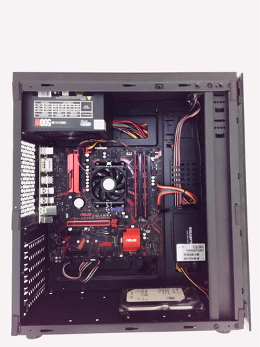 Pc Gamer Amd 200ge Asus Hd500gb Ssd 120gb C/ Jogos P Entrega