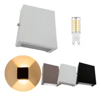 Comprar Kit 10 Arandelas Slim 2 Focos Parede  + Led G9 12w Oferta