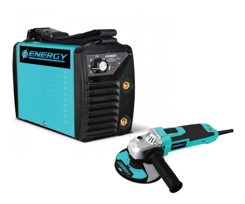 Soldadora Inversor I200/1/60 Kcme Energy+miniesmeril 4 1/2