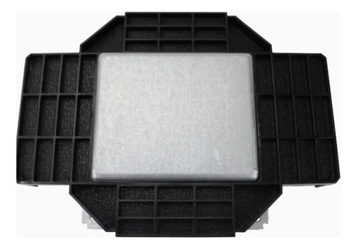Caja De Piso Wiremold Legrand Modelo Rfb4-ss Cuatro Módulos