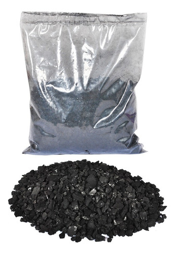 Carvão Ativado Para Filtragem Aquários 1 Kg Bolsa