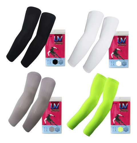 The Elixir Golf 4 Pares, Mangas De Protección Solar Uv Para