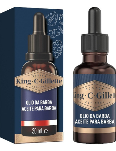 King C. Gillette Aceite Barba Hombre